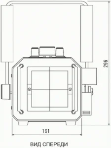 Габариты Porta 100HF